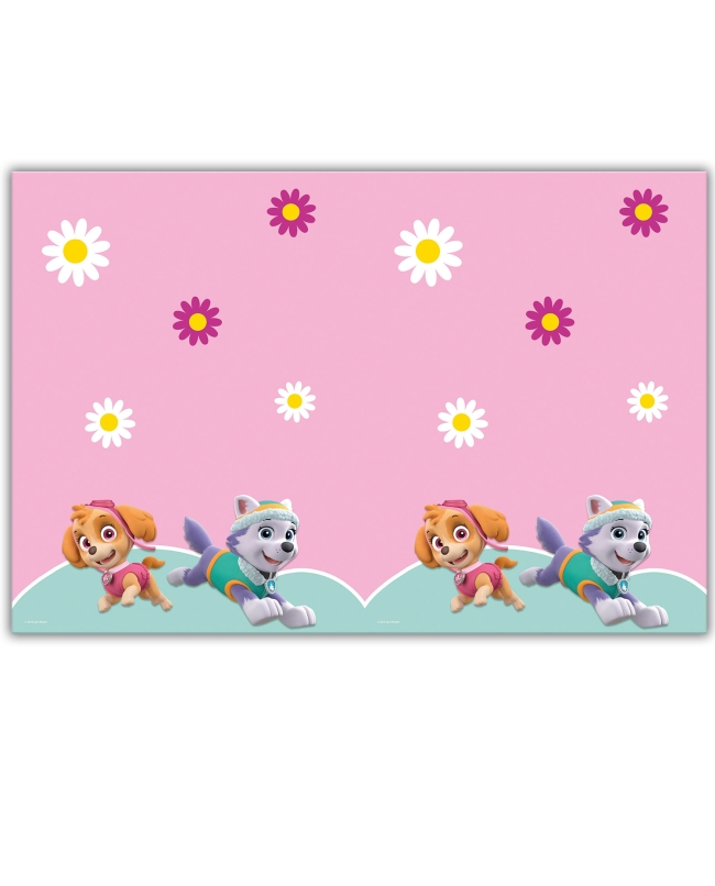 Mantel Plastico 120 X 180cm Patrulla Canina Rosa
