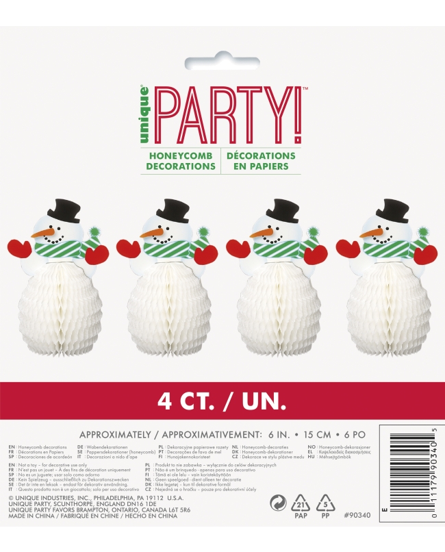 Deco Nido Abeja Muñeco Nieve