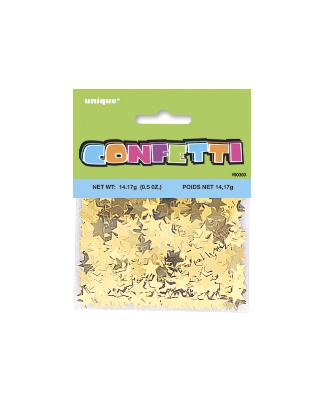 Confeti Estrellas Oro Foil 14gr