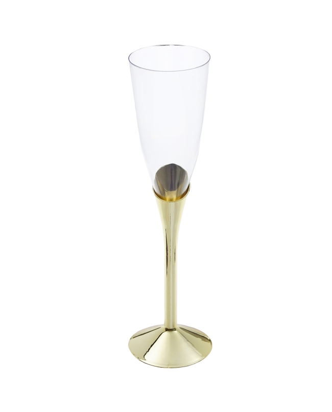 Copa Cava Brillante Oro 5.6X22.7cm /13.9cl Poliestireno