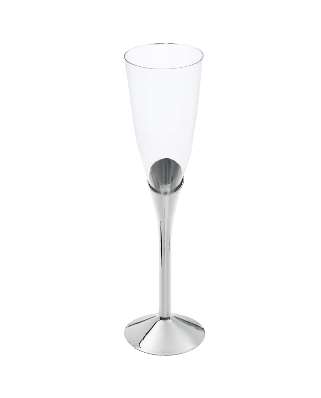 Copa Cava Brillante Plata 5.6X22.7cm /13.9cl Poliestireno