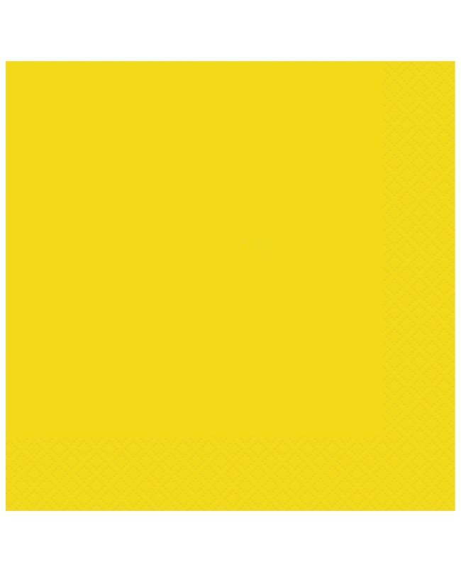 Servilletas 33 x 33cm Amarillo ***OFERTA DTO NO ACUMULABLE