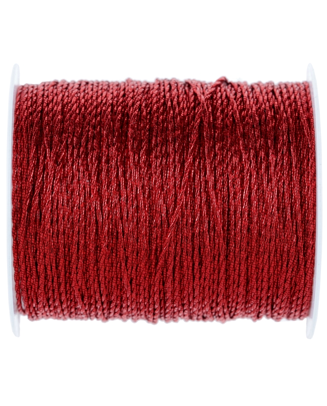 Cordon Metal Rojo 1mm x 20m Poliester ***OFERTA DTO NO ACUMULABLE