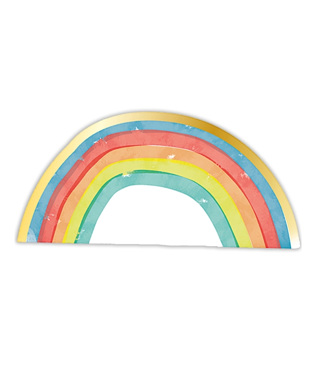 Servilletas Forma Arcoiris Metal 3Ply 33X16,5cm 