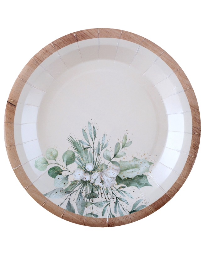 Plato Dulce Invierno 22.5cm Carton ***OFERTA DTO NO ACUMULABLE
