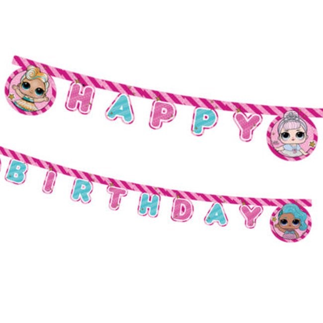 Guirnalda Happy Bday L.O.L. Glitterati ***OFERTA DTO NO ACUMULABLE  