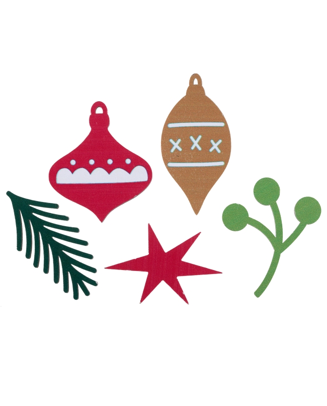 Confeti Navidad Laponia 4X4cm Madera ***OFERTA DTO NO ACUMULABLE