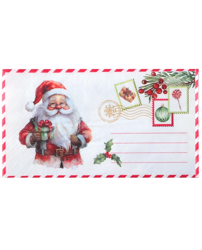 Servilleta Papa Noel 40X33cm Papel 3C. ***OFERTA DTO NO ACUMULABLE