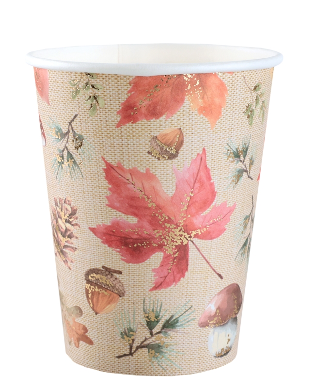 Vaso Otoño 7.8X9.7cm / 27cl Carton ***OFERTA DTO NO ACUMULABLE