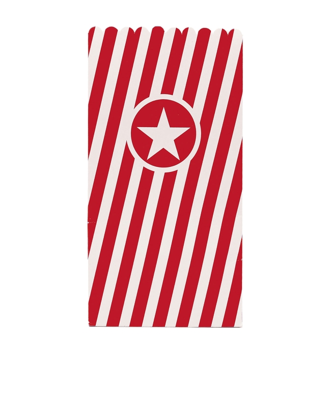 Bolsas Palomitas Papel Roja Fsc 