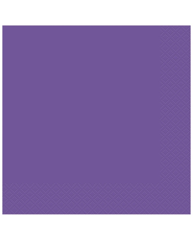 Servilletas 33 X 33cm Morado Neon ***OFERTA DTO NO ACUMULABLE