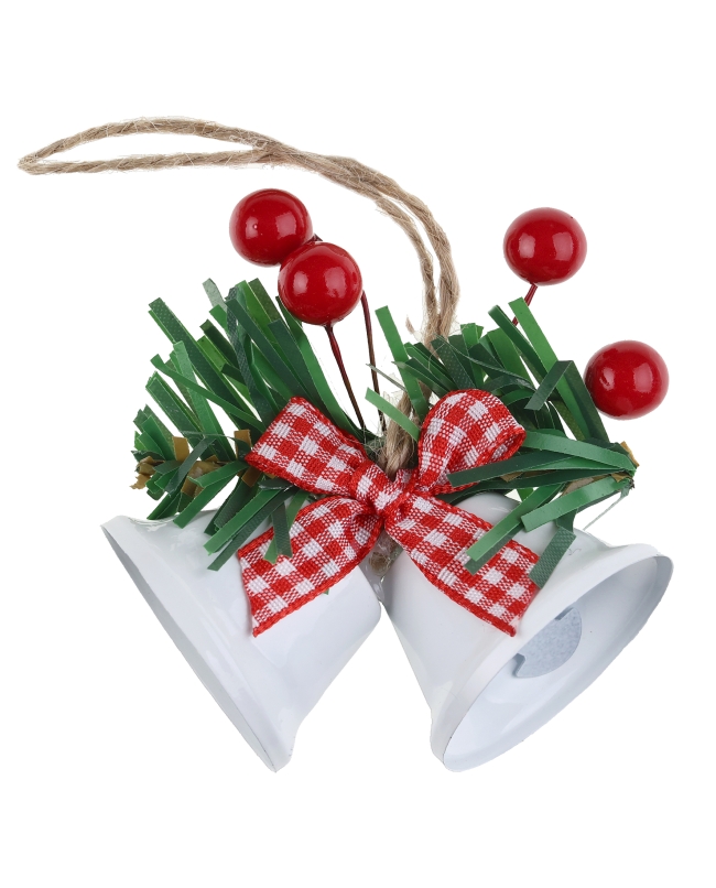 Campana Blanca 7.5X12cm Metal Y Plast. ***OFERTA DTO NO ACUMULABLE