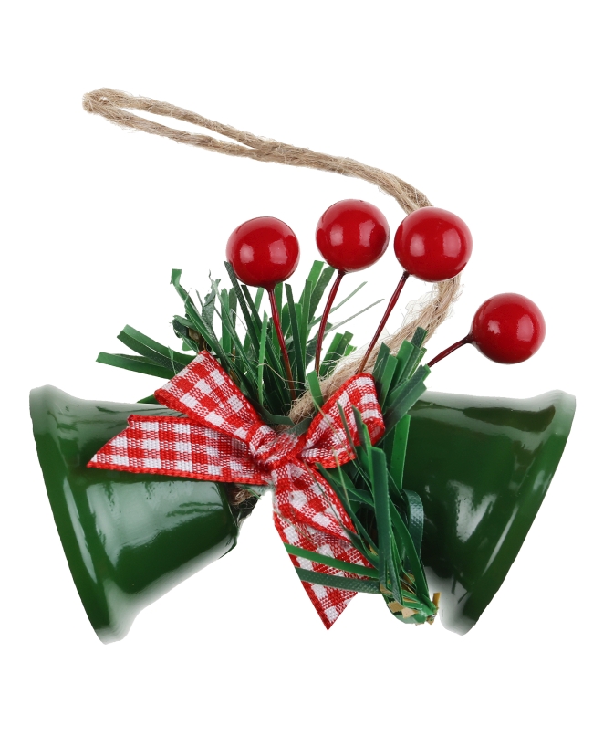 Campana Verde 7.5X12cm Metal Y Plast. ***OFERTA DTO NO ACUMULABLE
