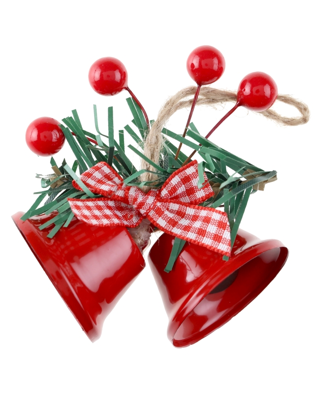 Campana Roja 7.5X12cm Metal Y Plast. ***OFERTA DTO NO ACUMULABLE
