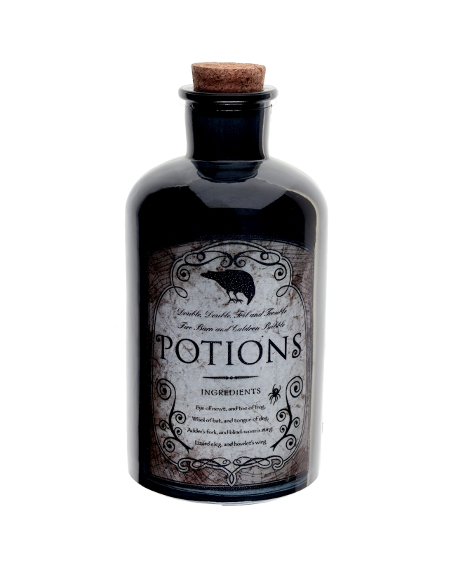 Botella Pocion 8X17cm Vidrio ***OFERTA DTO NO ACUMULABLE