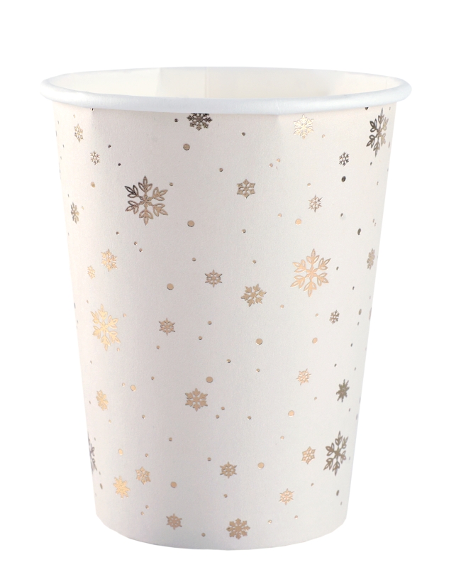 Vaso Copos Oro Marfil 7.8X9.7cm / 27cl Carton ***OFERTA DTO NO ACUMULABLE