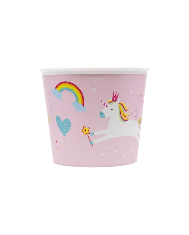 Cubo Palomitas 2,2L Reutilizable Unicornio