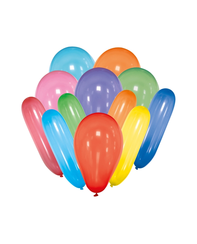 Globos Latex Surtidos Formas Y Colores 