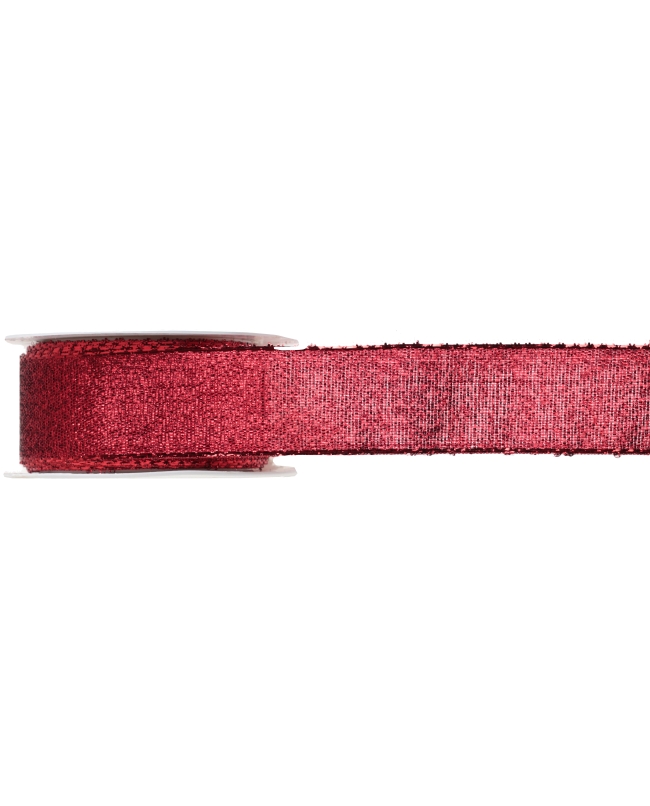 Cinta Roja Brillo 25Mm Poliester ***OFERTA DTO NO ACUMULABLE