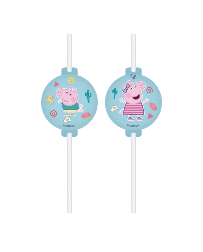 Pajitas Papel Peppa Pig Fsc