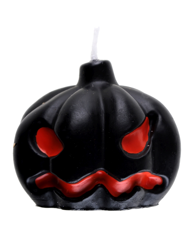 Vela Calabaza Negra 4.5X6.5cm Parafina ***OFERTA DTO NO ACUMULABLE