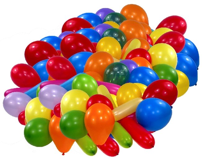 Globos Latex Formas Y Colores Surtidos