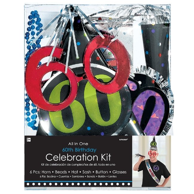 Party Kit Bday 60 ***OFERTA DTO NO ACUMULABLE