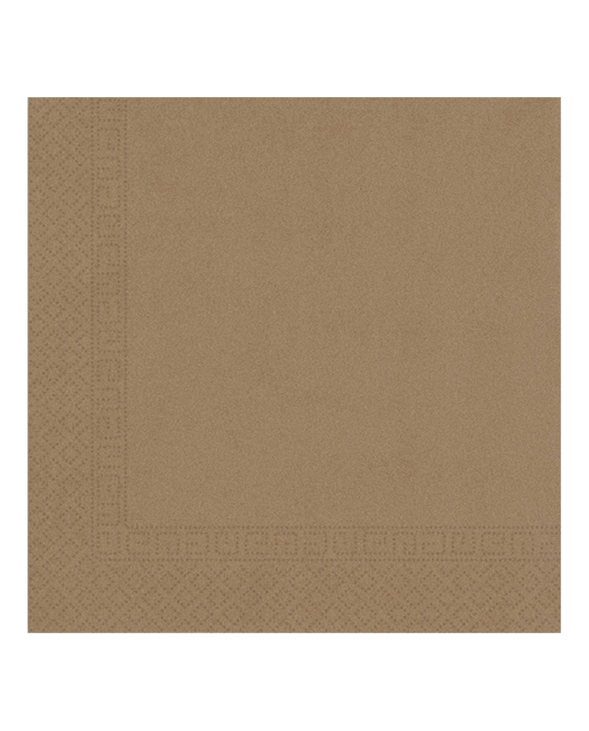Servilletas 33X33 Kraft 3Ply Fsc