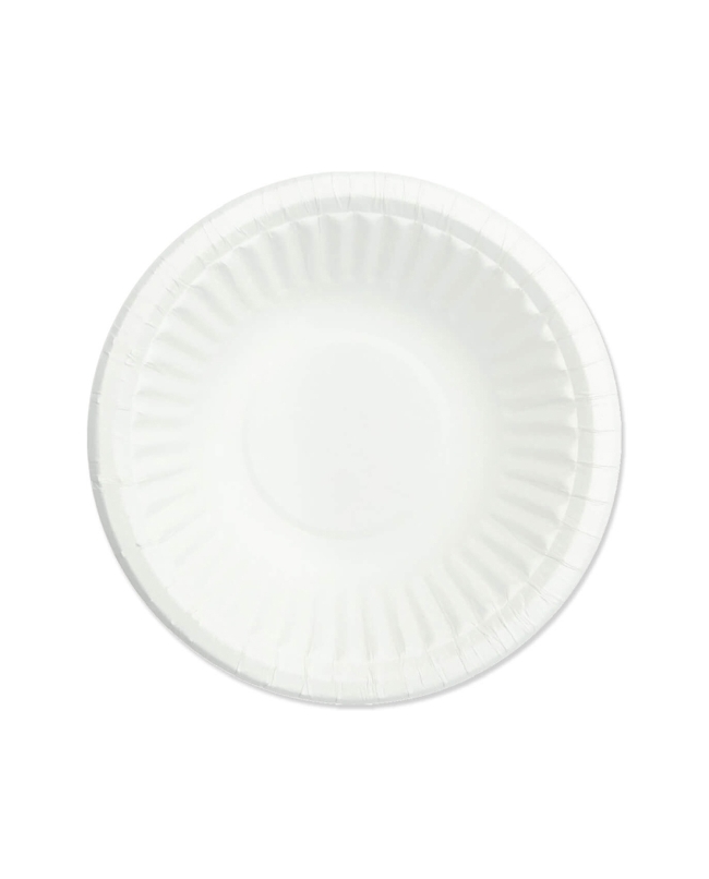 Cuencos Papel Blancos 15,5cm Compostables Certificados 
