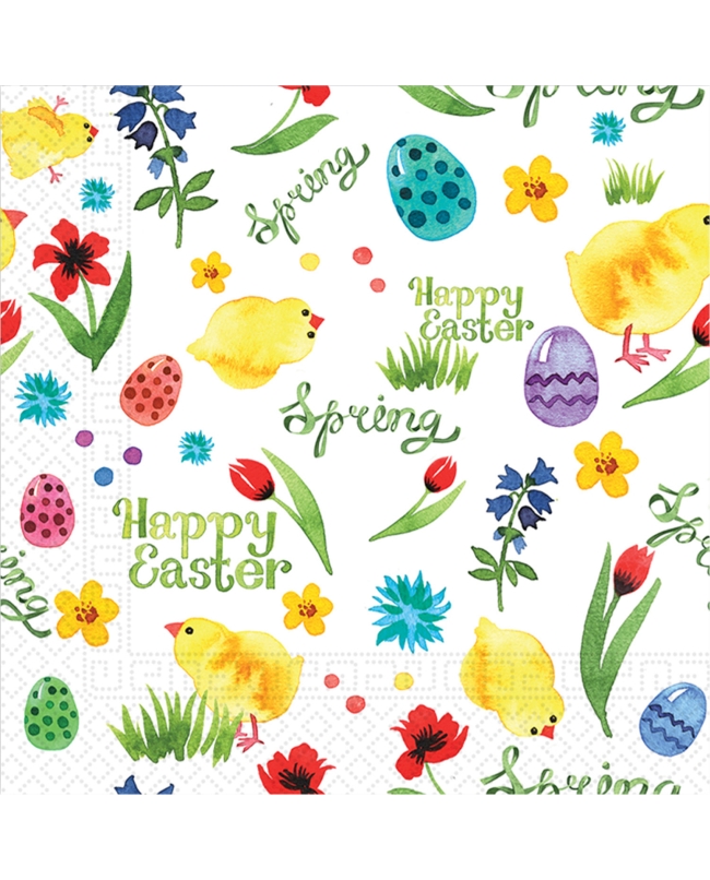 Servilletas 33X33 Pascua Primavera 3Pli 
