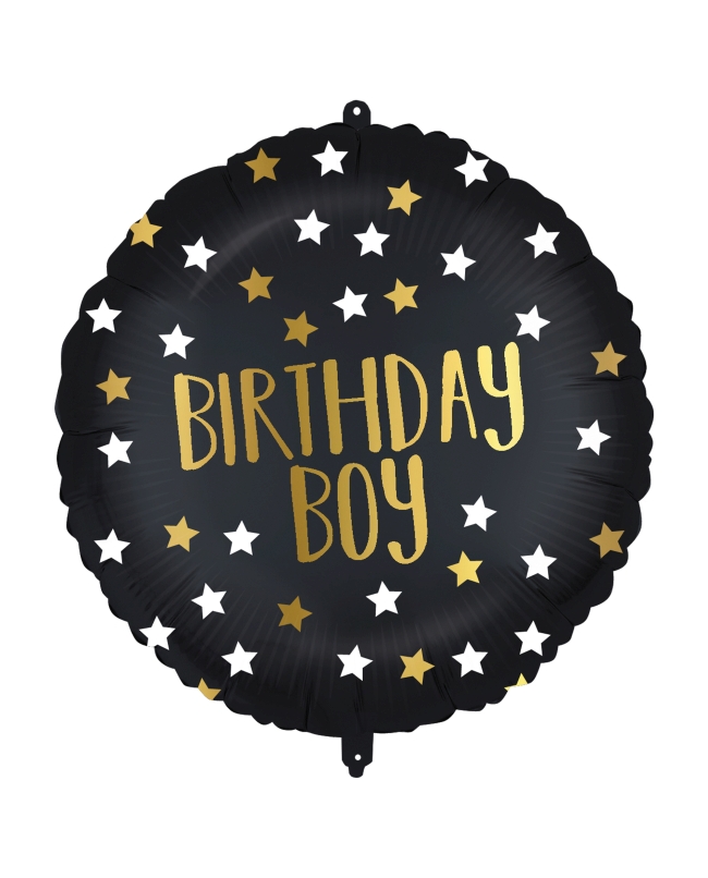 18/46cm Bday Boy Negro/Oro, Cinta Y Peso ***OFERTA DTO NO ACUMULABLE