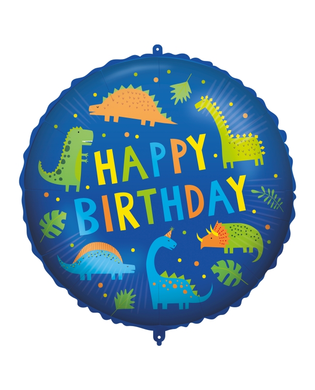 18/46cm Happy Bday Dino, Cinta Y Peso ***OFERTA DTO NO ACUMULABLE