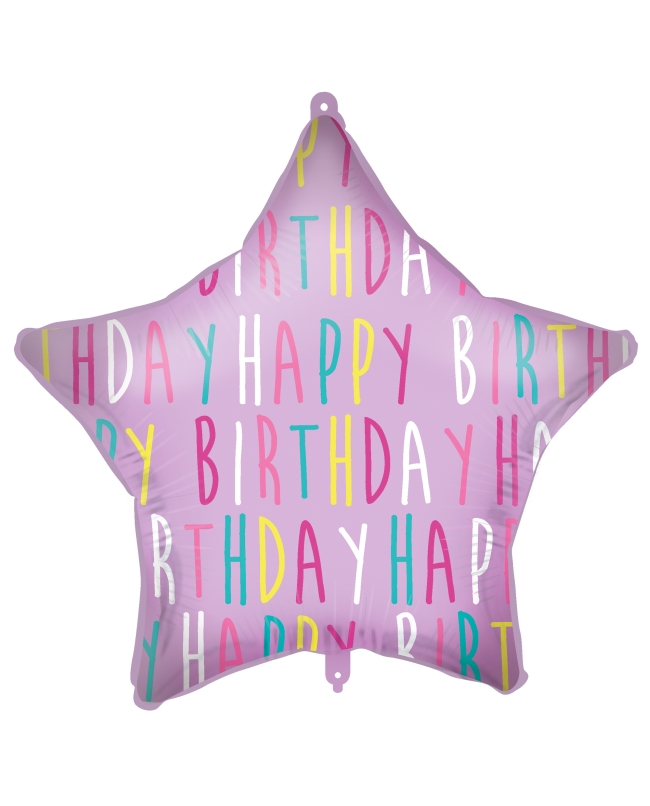 18/46cm Estrella Happy Bday, Cinta Y Peso ***OFERTA DTO NO ACUMULABLE