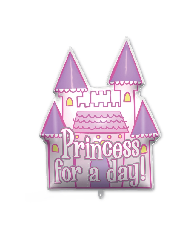 Globo Forma Castillo Princess 60X80cm Con Cinta ***OFERTA DTO NO ACUMULABLE