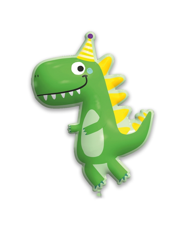 Globo Forma Dinosaurio 95cm Con Cinta ***OFERTA DTO NO ACUMULABLE