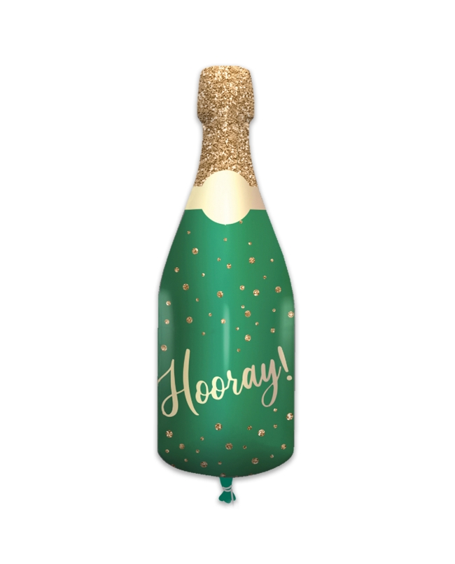 Globo Forma Botella Champan 95cm Con Cinta ***OFERTA DTO NO ACUMULABLE
