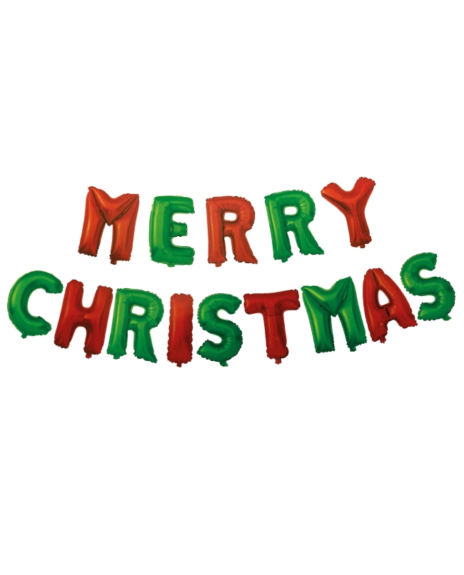 Globos Auto-Inflable Merry Christmas ***OFERTA DTO NO ACUMULABLE