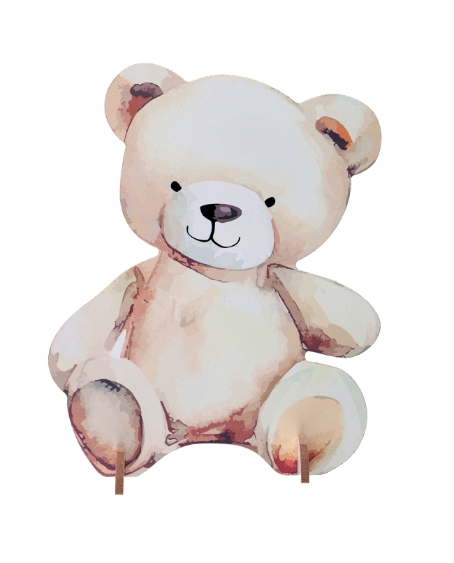 Decoracion Oso Baby 16X4X20cm Madera