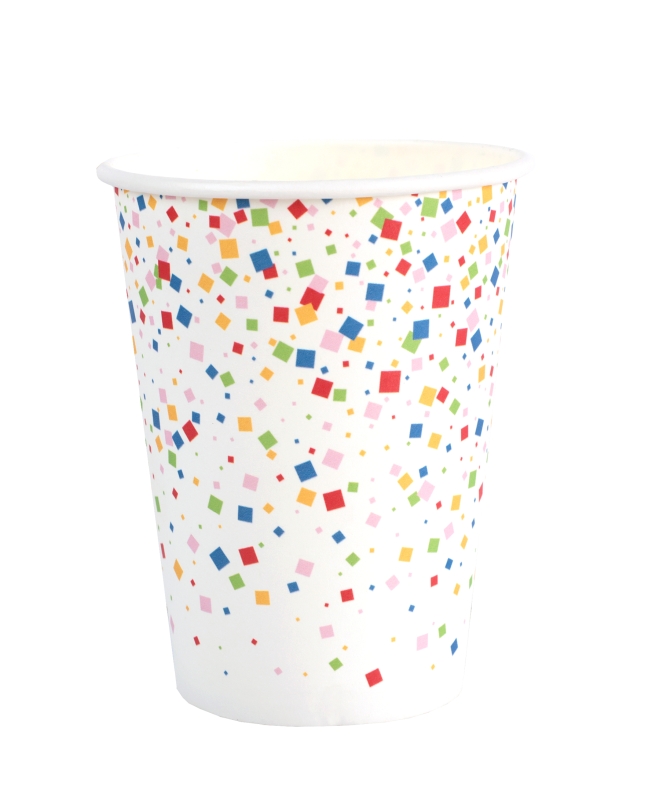 Vaso Multicolor 7.8X9.7cm /27cl Carton