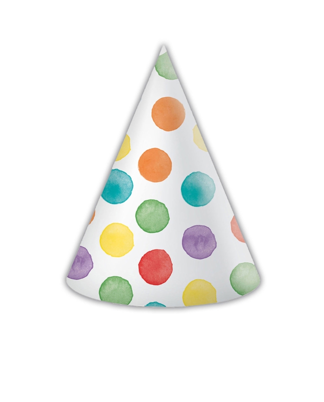 Gorros Puntos Acuarelas