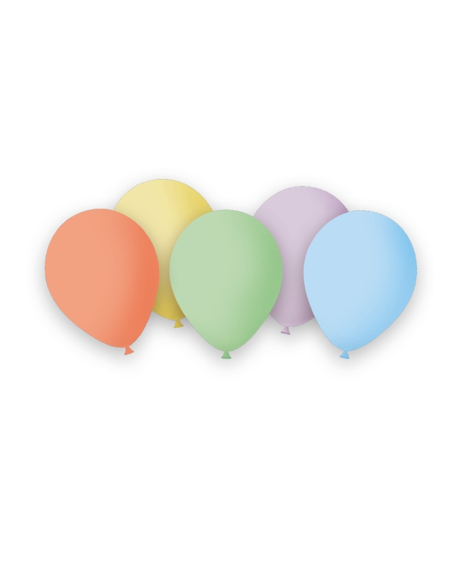 Globos Latex Colores Pastel