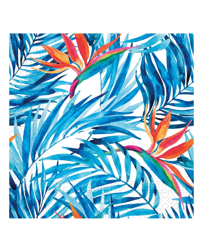 Servilletas 33 x 33cm Flores Tropicales 3Ply