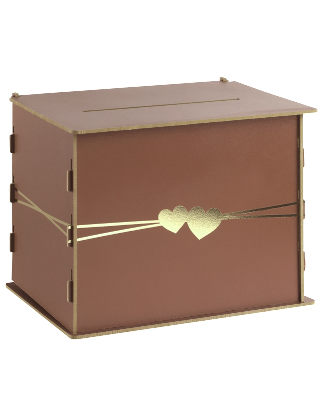Hucha Delicia Moca 30X24X22cm Madera
