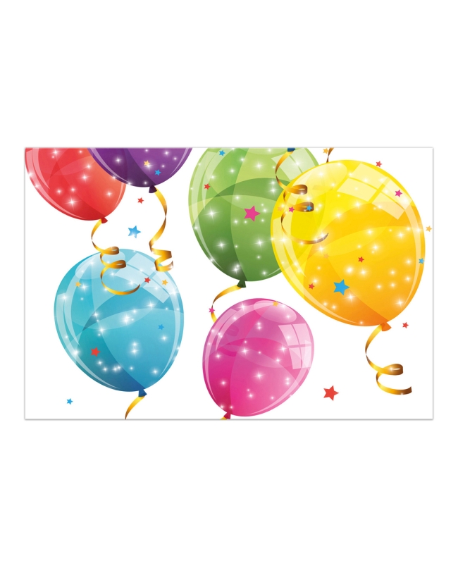 Mantel Papel 120X180cm Globos Fsc