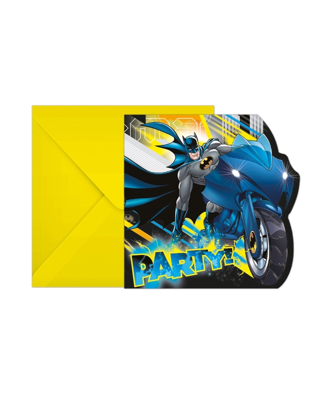 Invitaciones Forma Batman Fsc