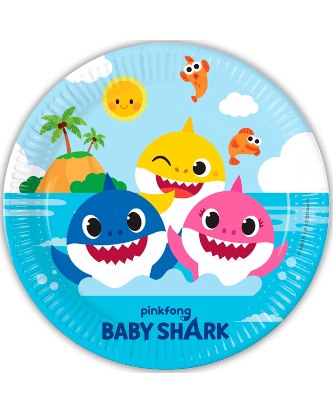 Platos 23cm Baby Shark Fsc