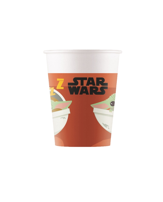 Vasos Papel 200ml Star Wars Mandalorian Fsc ***OFERTA DTO NO ACUMULABLE  