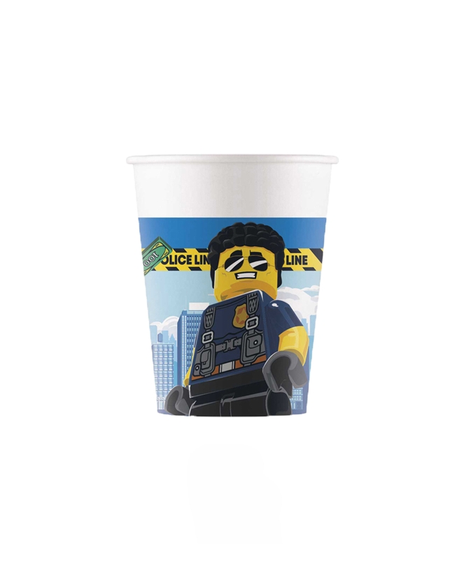 Vasos Papel 200ml Lego City Fsc