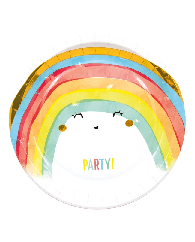 Platos 23cm Arcoiris Fsc