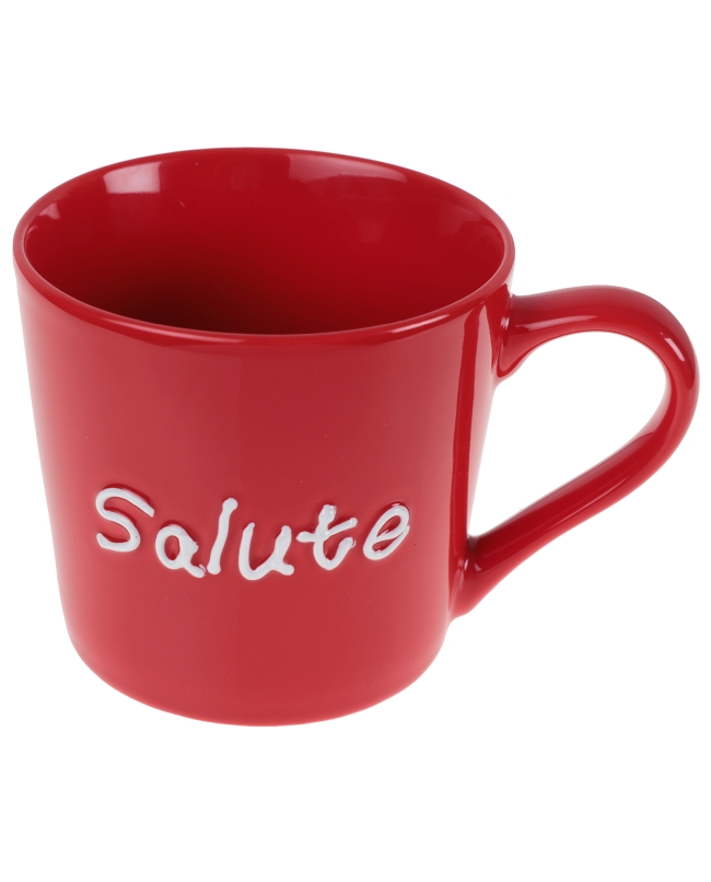 Taza Dolce Vita Rojo 10X9cm Porcelana